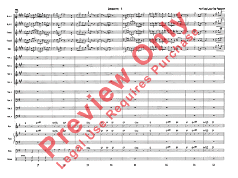 No Time Like the Present Jazz Ensemble scores gallery preview page 5