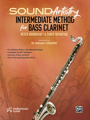 Book cover for Sound Artistry Intermediate Method for Bass Clarinet