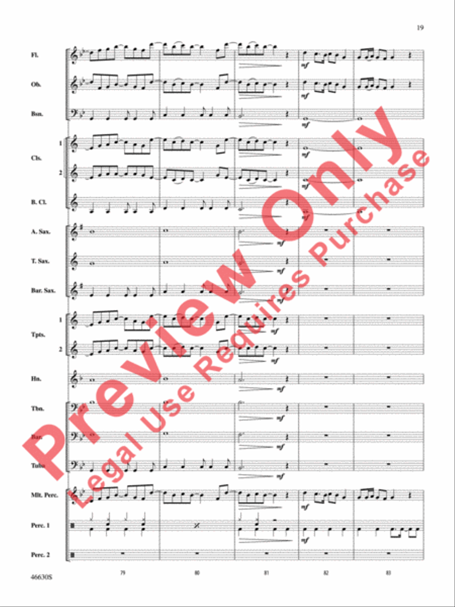 The LEGO Ninjago Movie: Selections from the Motion Picture Soundtrack Concert Band scores gallery preview page 20