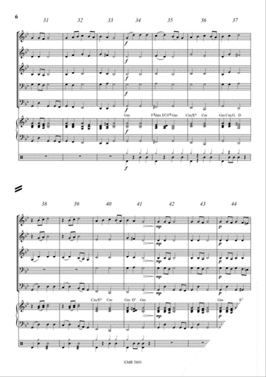 Shalom Shalom Concert Band scores gallery preview page 6