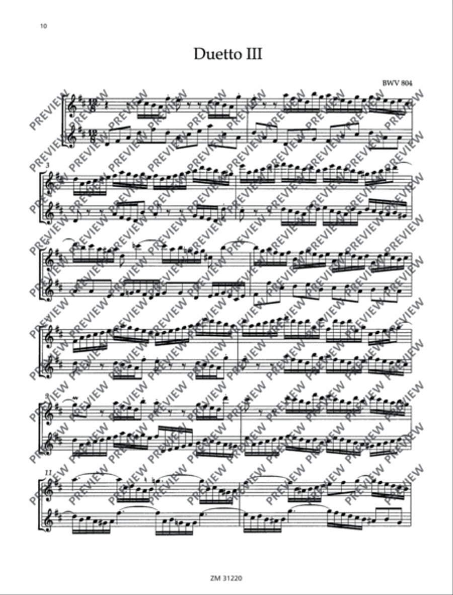 Duets Flute Duet scores gallery preview page 11