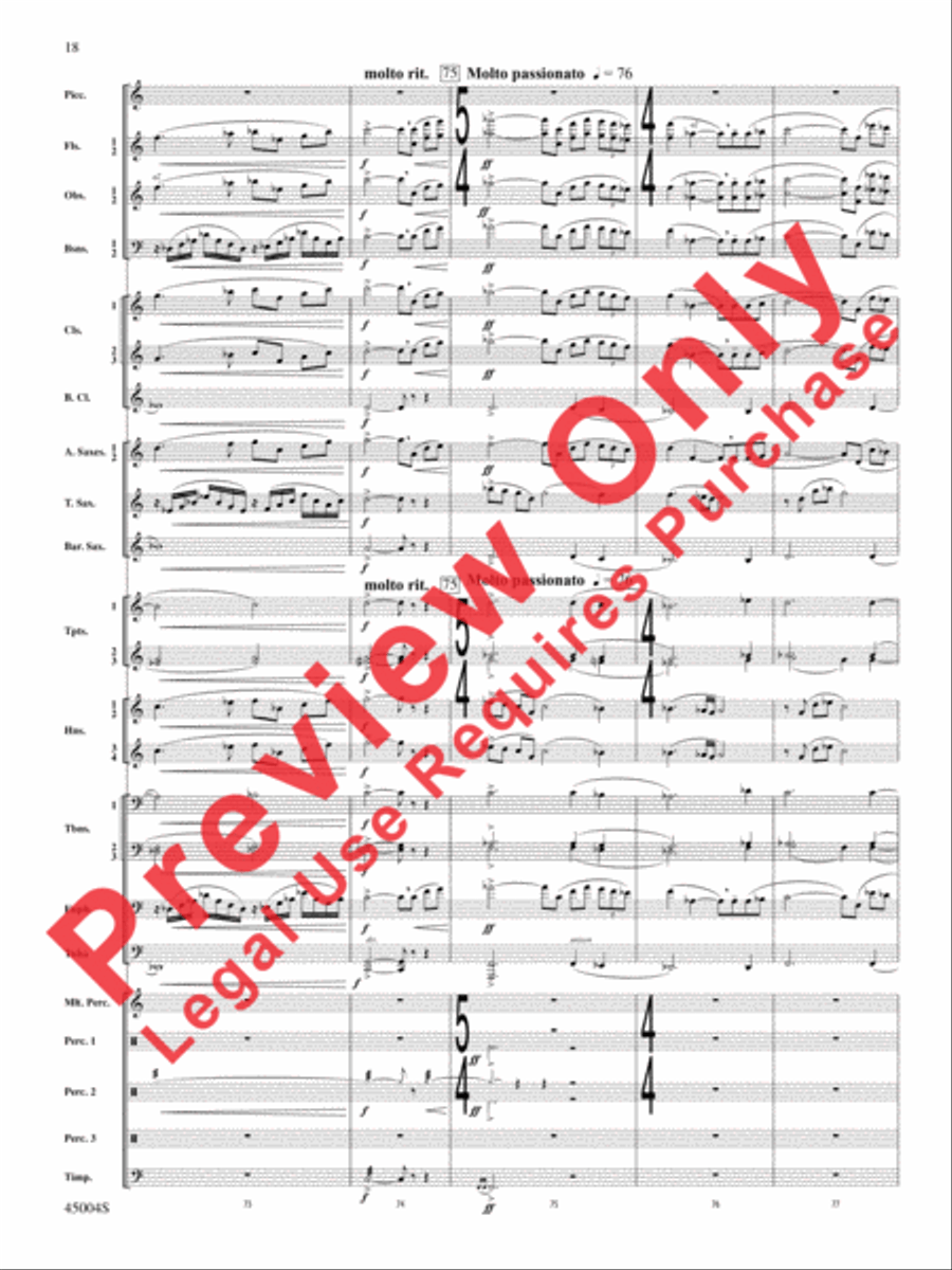 Red Rock Mountain Concert Band scores gallery preview page 53