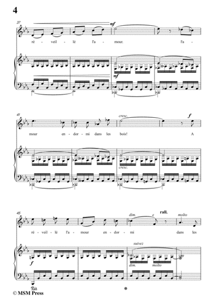 Bizet-Chanson d' Avril in E flat Major,for voice and piano image number null