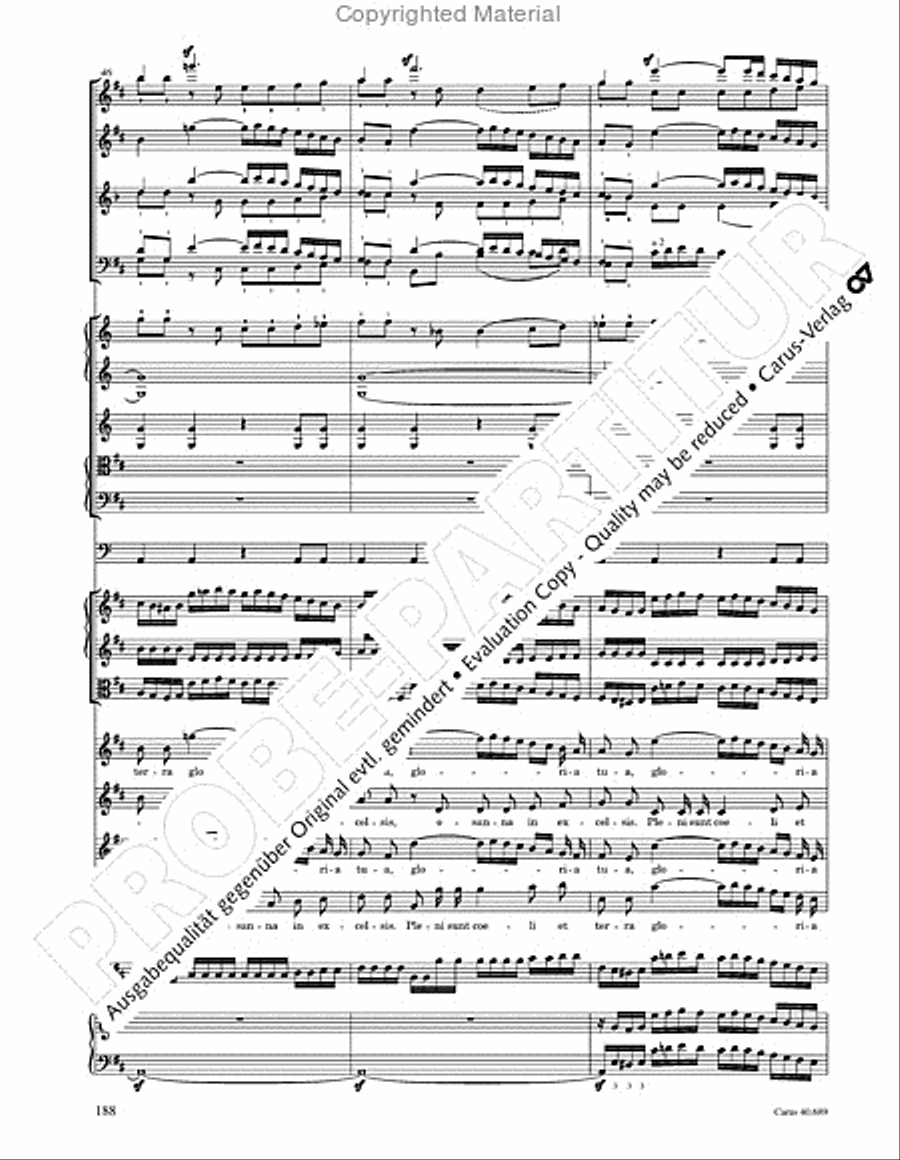 Missa solemnis Missa solemnis 4-Part scores gallery preview page 204