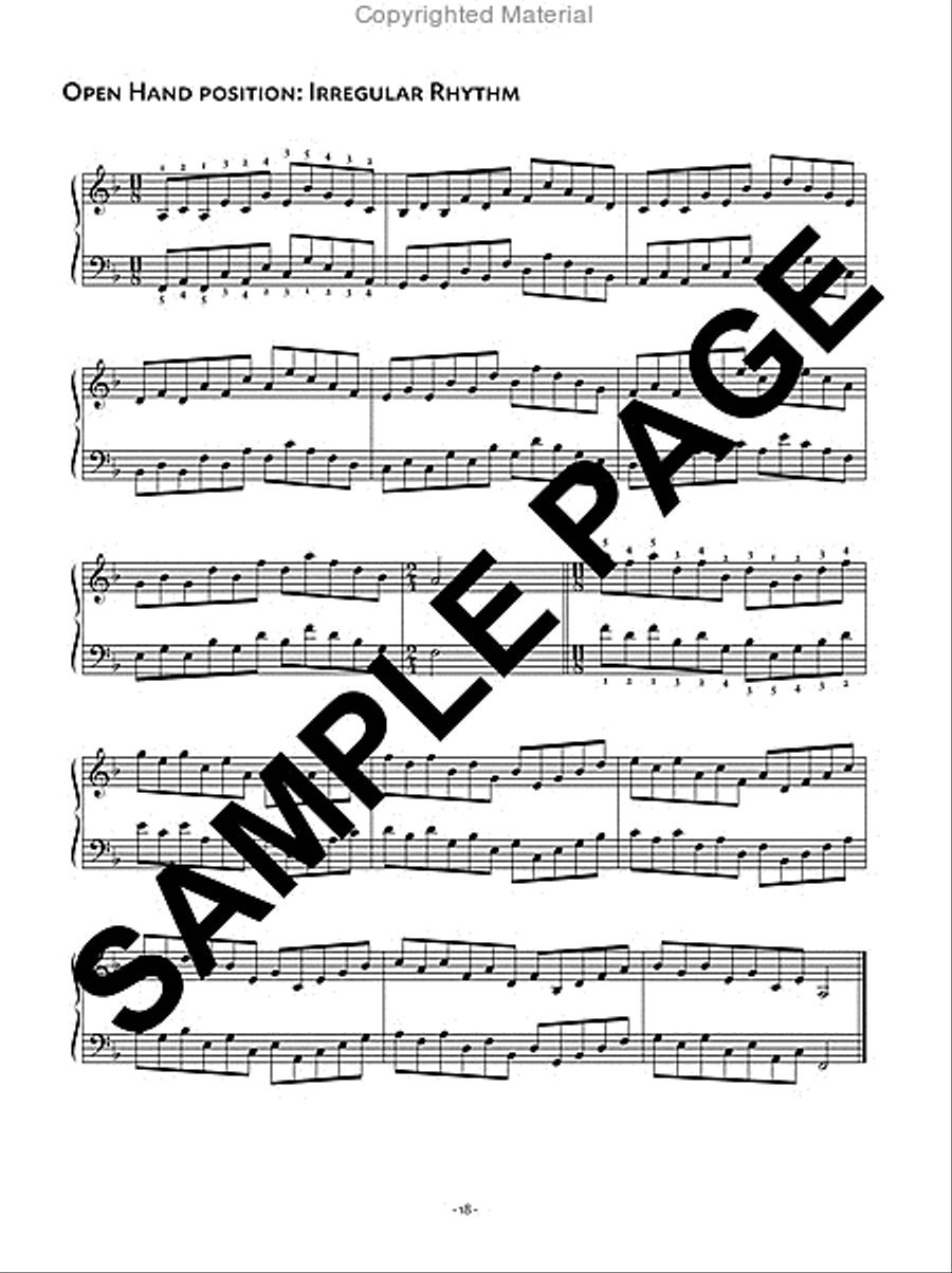 Harmonic Exercises for Piano Piano Method scores gallery preview page 4