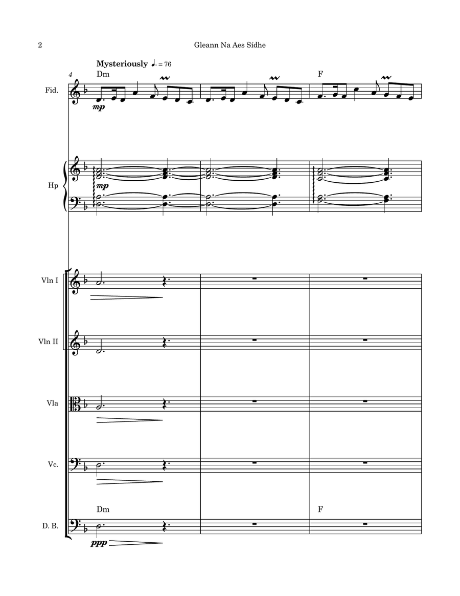 Gleann Na Aes Sídhe (Glen of the Faeries)--Accompaniment Parts Small Ensemble scores gallery preview page 4