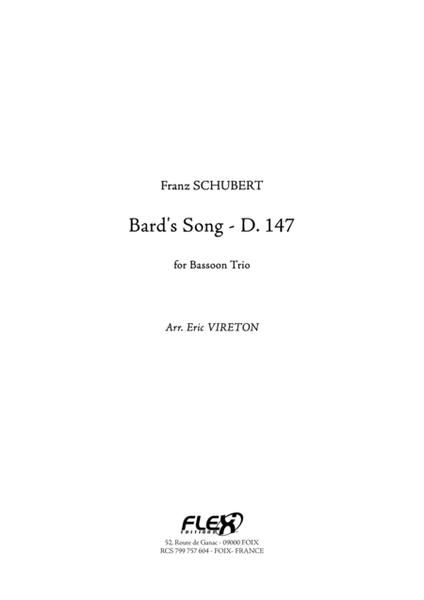 Bard's Song, D. 147 image number null