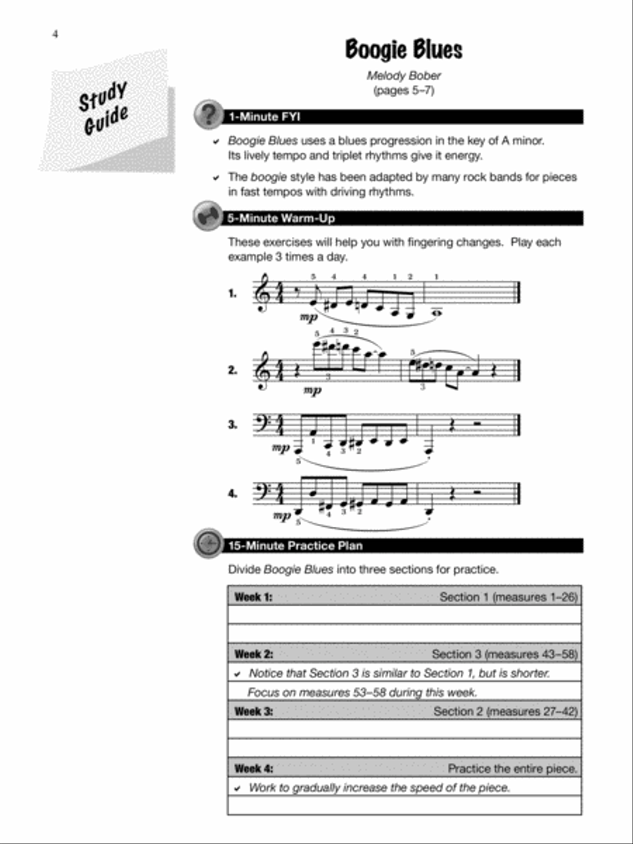 Piano for Busy Teens, Book 3 Piano Solo scores gallery preview page 3