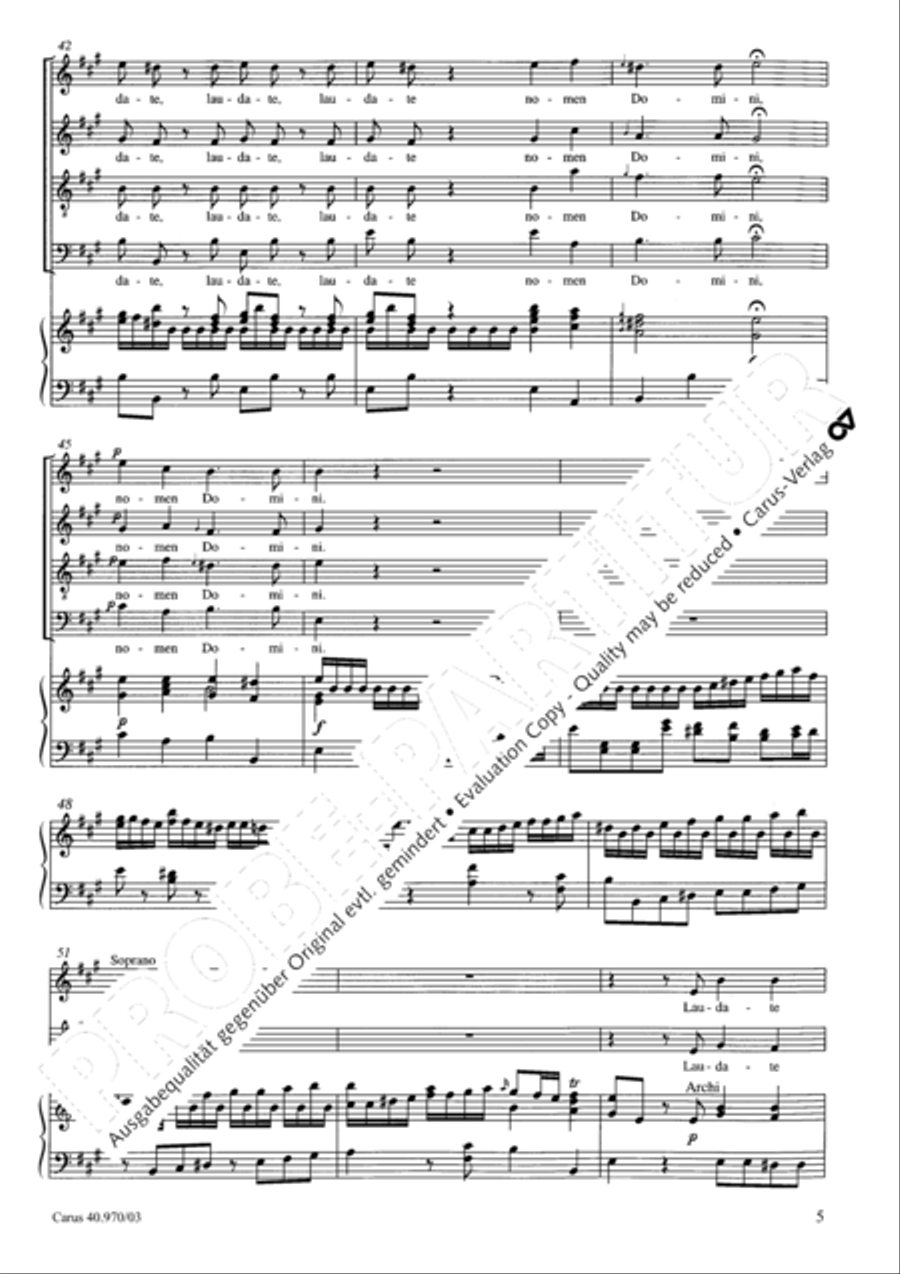 Laudate pueri Laudate pueri SSA scores gallery preview page 6