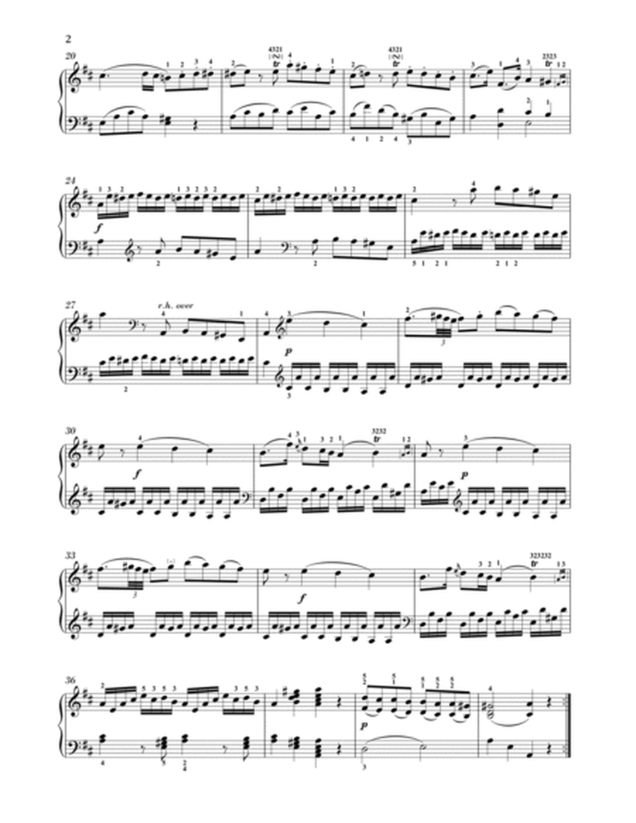Piano Sonata In D Major, K. 311