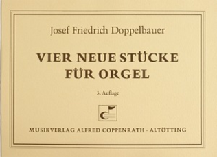 Book cover for Doppelbauer, Vier neue Stucke fur Orgel