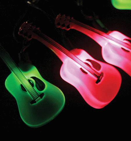 Musician Party Lights - Acoustic Guitar Edition