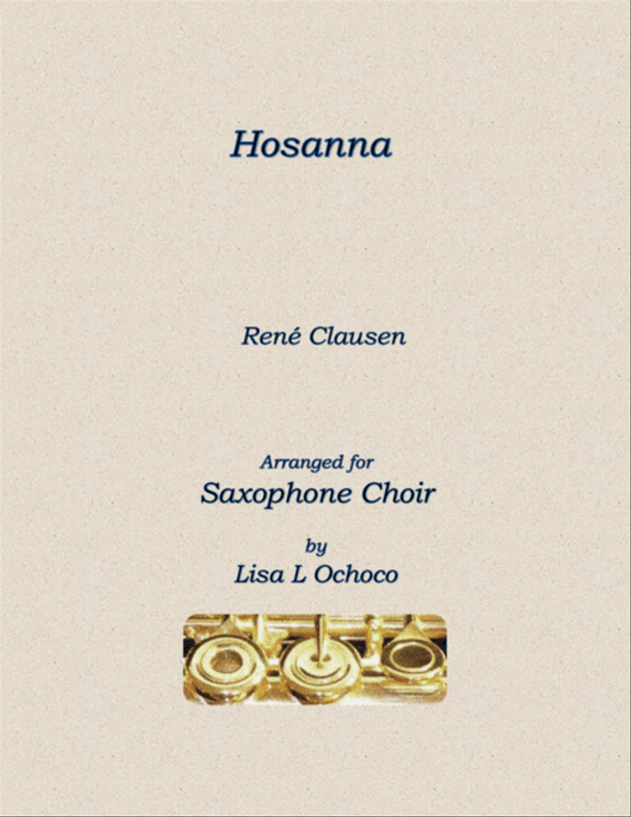 Hosanna Woodwind Ensemble scores gallery preview page 1