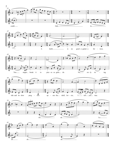 Of Molluscs, version for Mezzo-soprano and Trumpet in C
