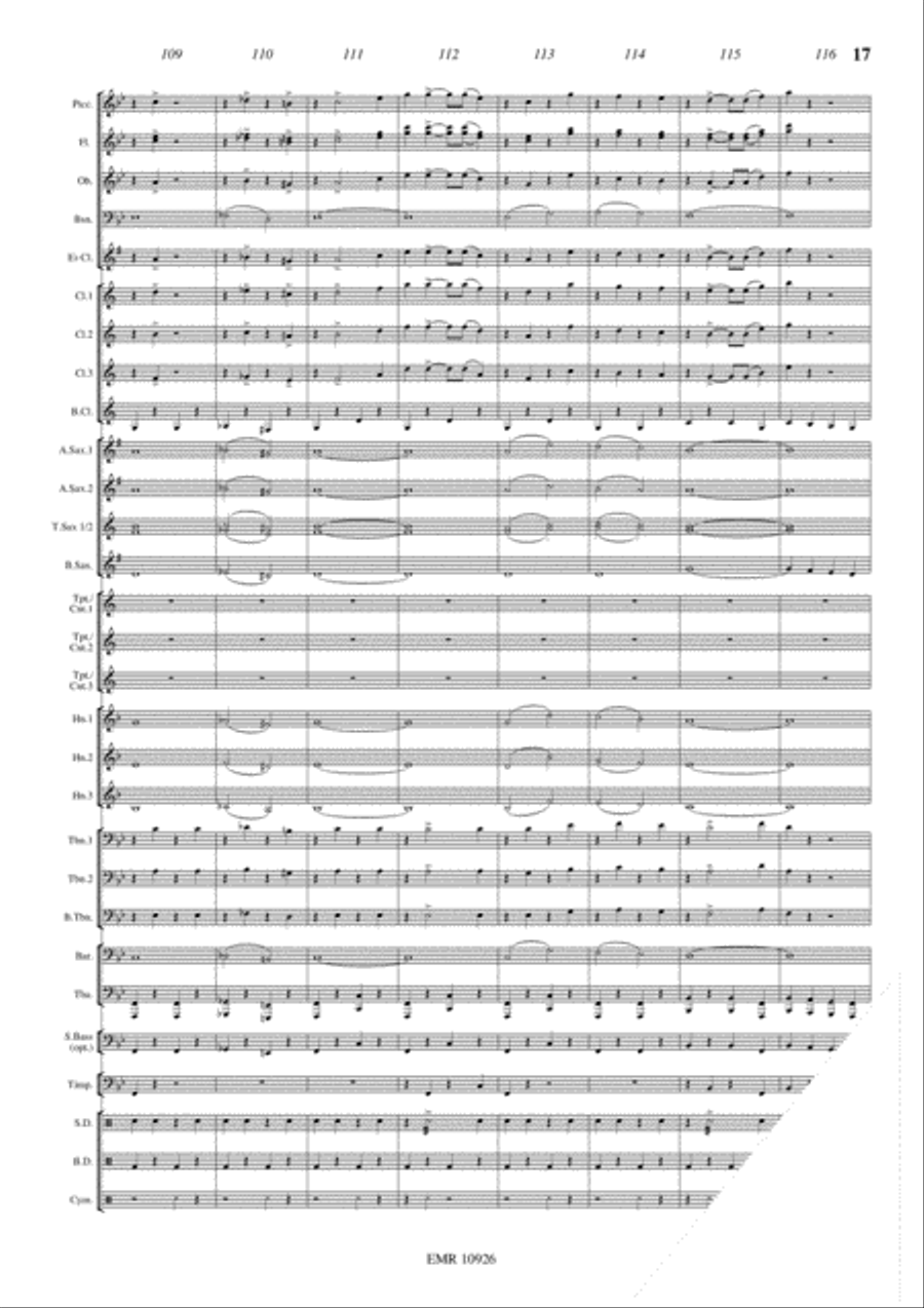 Niagara Falls Concert Band scores gallery preview page 18