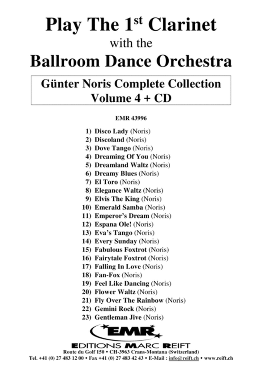 Play The 1st Clarinet With The Ballroom Dance Orchestra Vol. 4 image number null