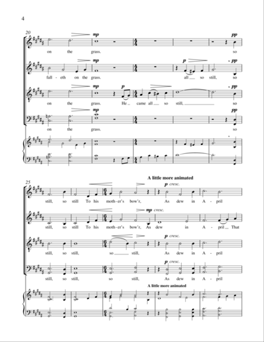 I sing of a maiden I sing of a maiden Divisi scores gallery preview page 7