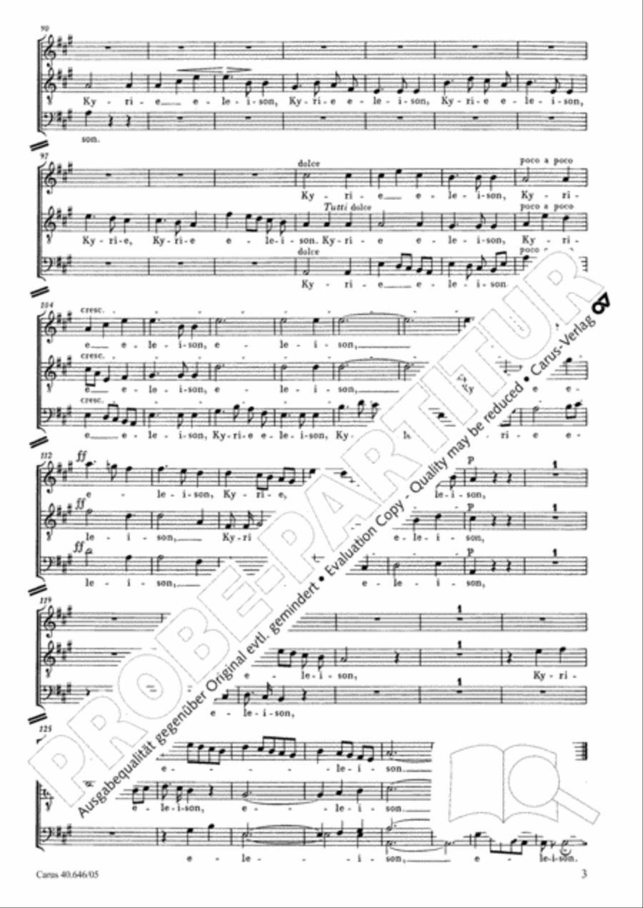 Mass in A major Mass in A major STB scores gallery preview page 4