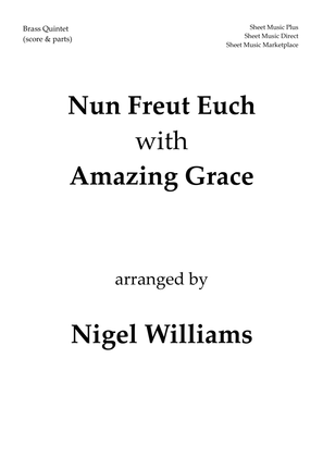 Book cover for Nun Freut Euch/Amazing Grace