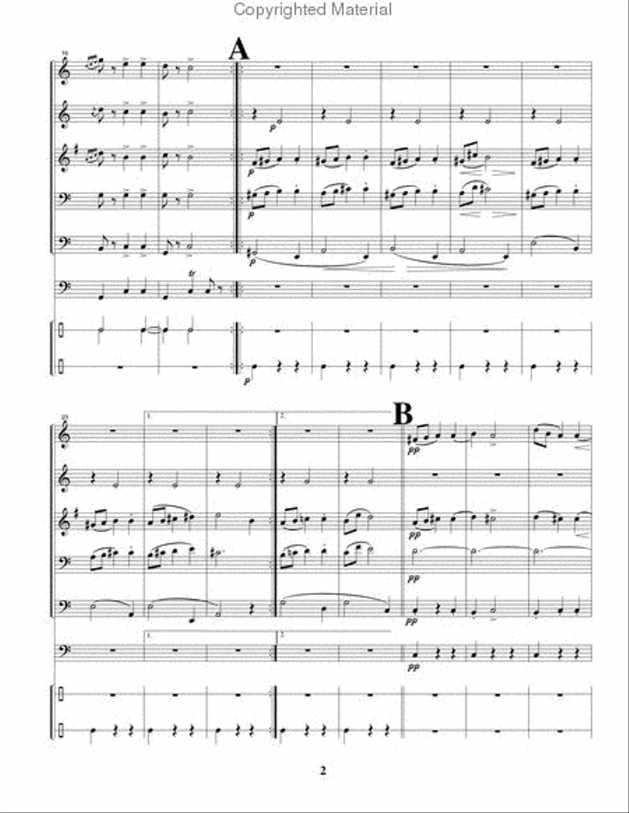 Slavonic Dance No.1, Op.46 Horn scores gallery preview page 3