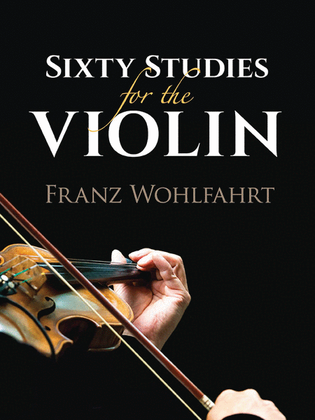 Book cover for Sixty Studies for the Violin