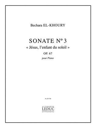 Book cover for Sonata No 3 Jesus Lenfant Du Soleil Op 67