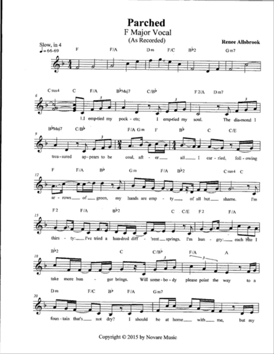 Parched Small Ensemble scores gallery preview page 2