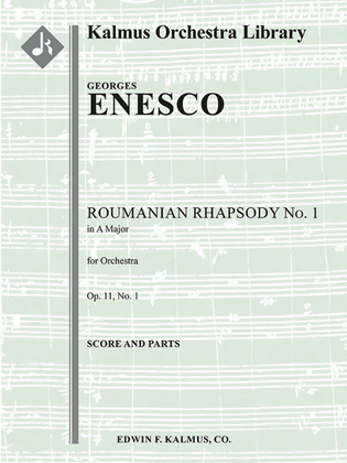 Roumanian Rhapsody Op. 11, No. 1 in A Major