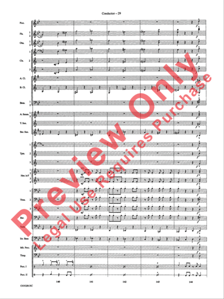 Duke Ellington! Duke Ellington! Concert Band scores gallery preview page 32