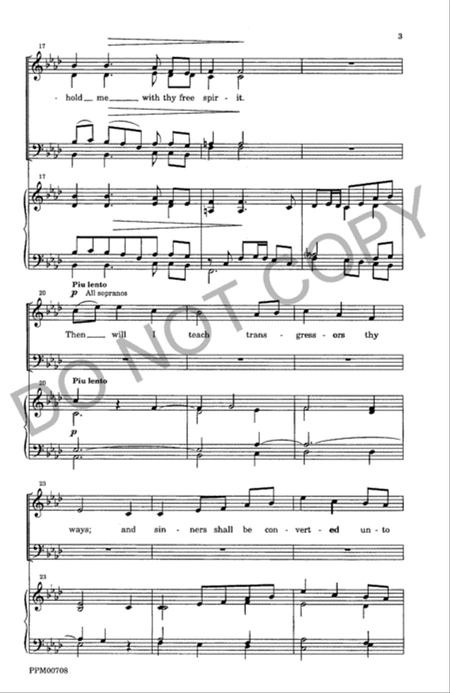 Cast Me Not Away Cast Me Not Away 4-Part scores gallery preview page 4