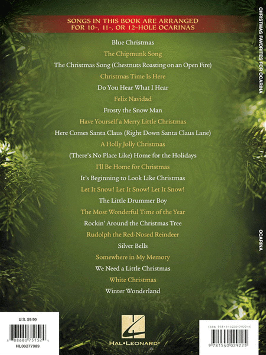 Christmas Favorites for Ocarina ocarina scores gallery preview page 6
