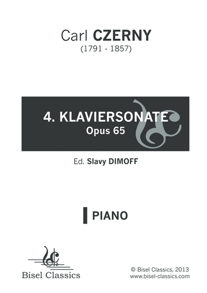 4. Klaviersonate, Op. 65