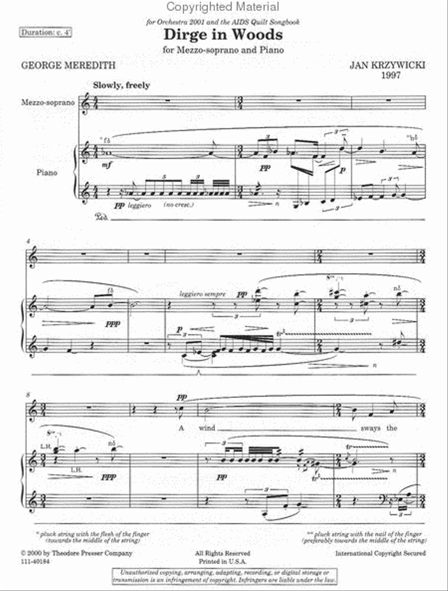 Dirge in Woods Chamber Music scores gallery preview page 2
