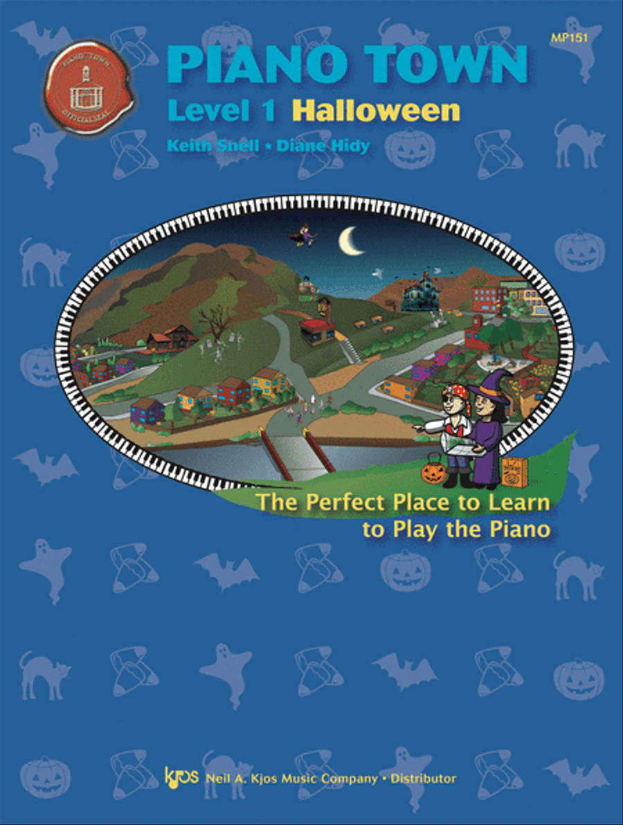 Piano Town Halloween, Level One Piano Method scores gallery preview page 1