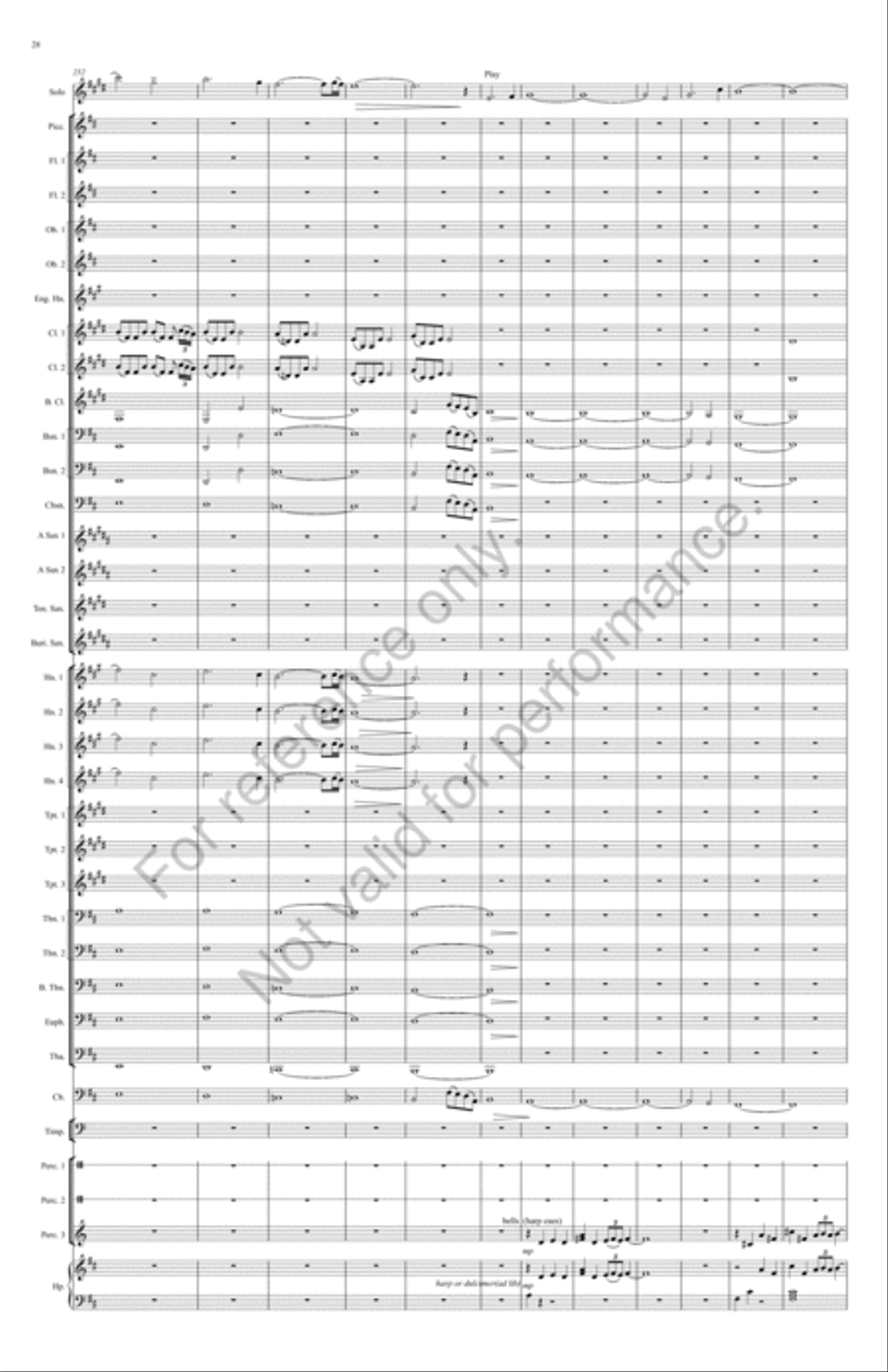 Shenandoah Fantasy Concert Band scores gallery preview page 29