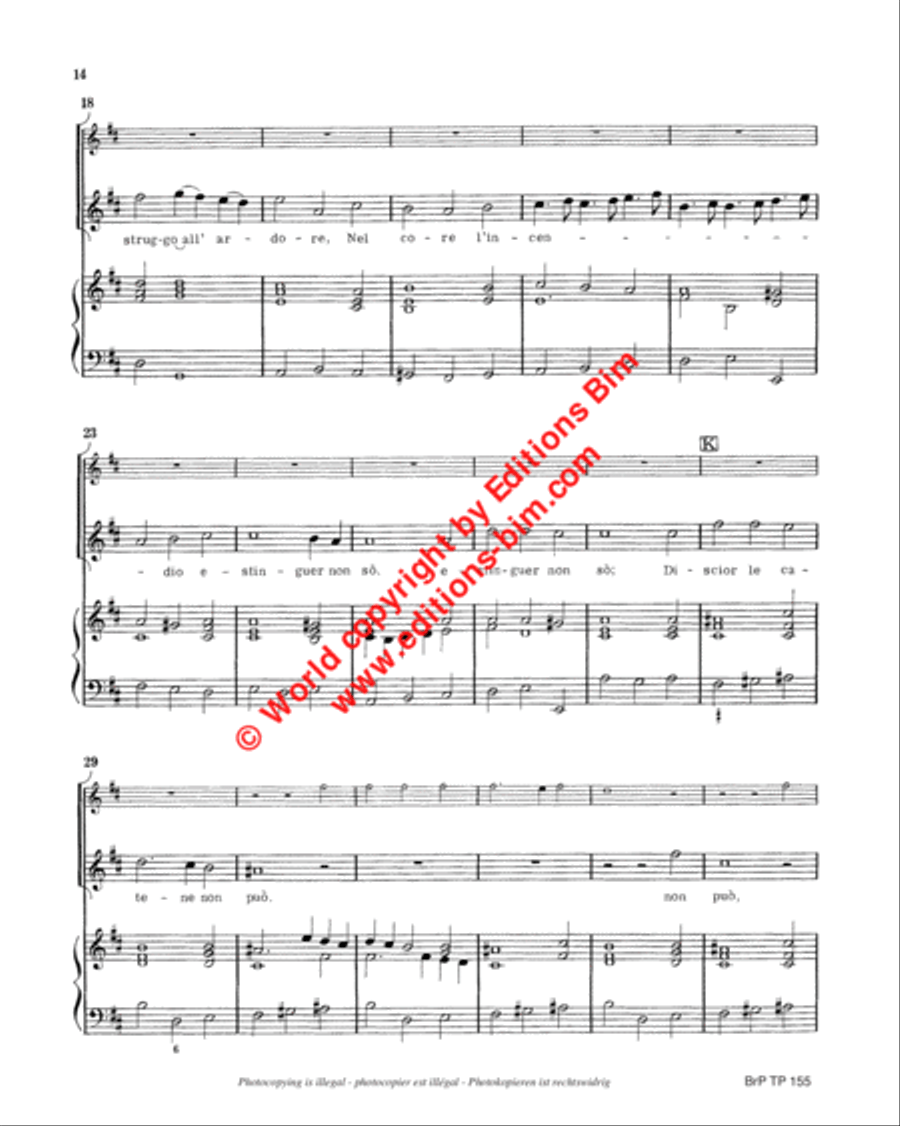 All'armi, pensieri Soprano Voice scores gallery preview page 7