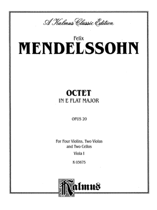 Book cover for String Octet in E-Flat Major, Op. 20: Viola