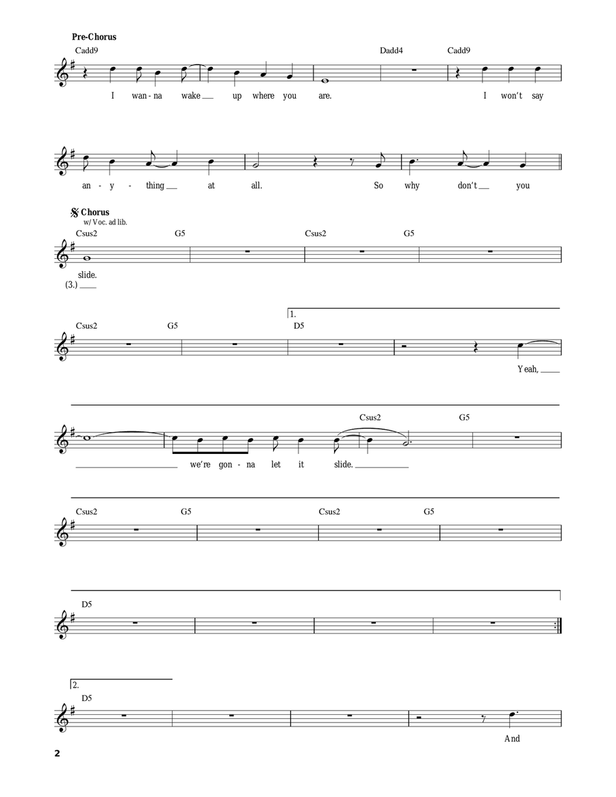 Slide Acoustic Guitar scores gallery preview page 2