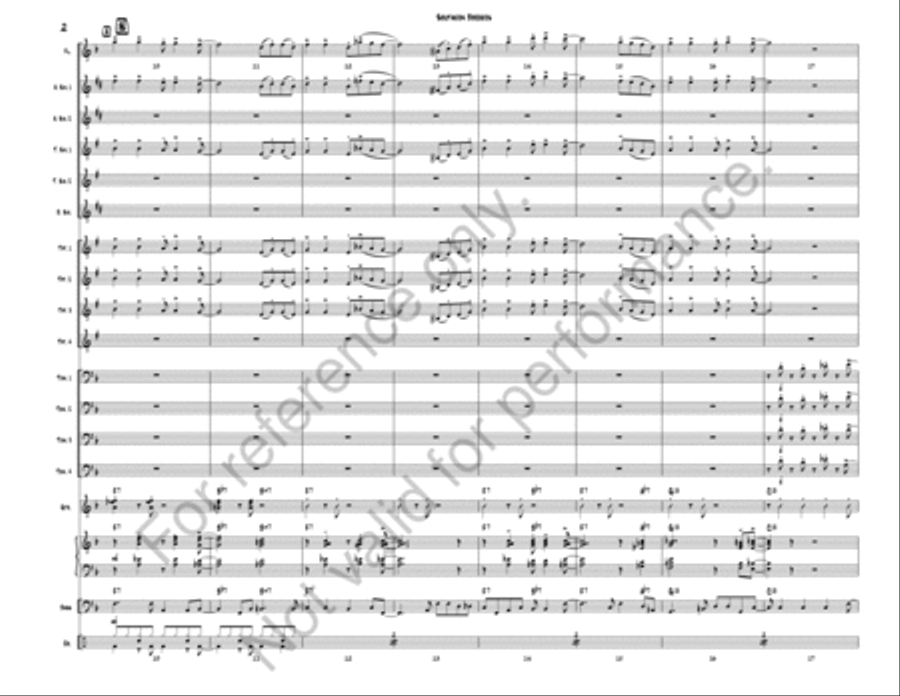 Southern Borders Southern Borders Jazz Ensemble scores gallery preview page 4