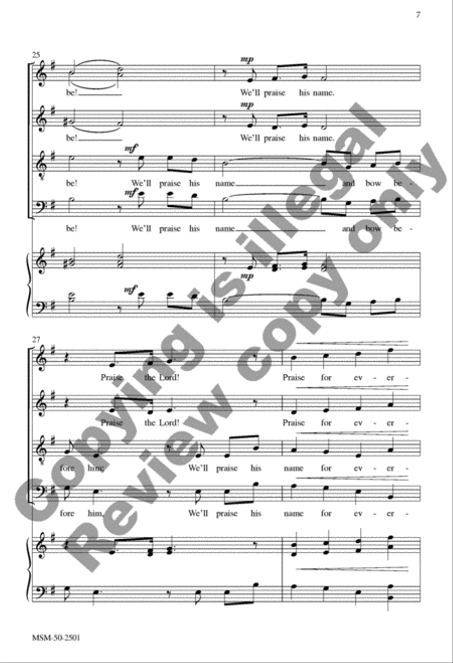 Poor Wayfarin' Stranger 4-Part scores gallery preview page 8