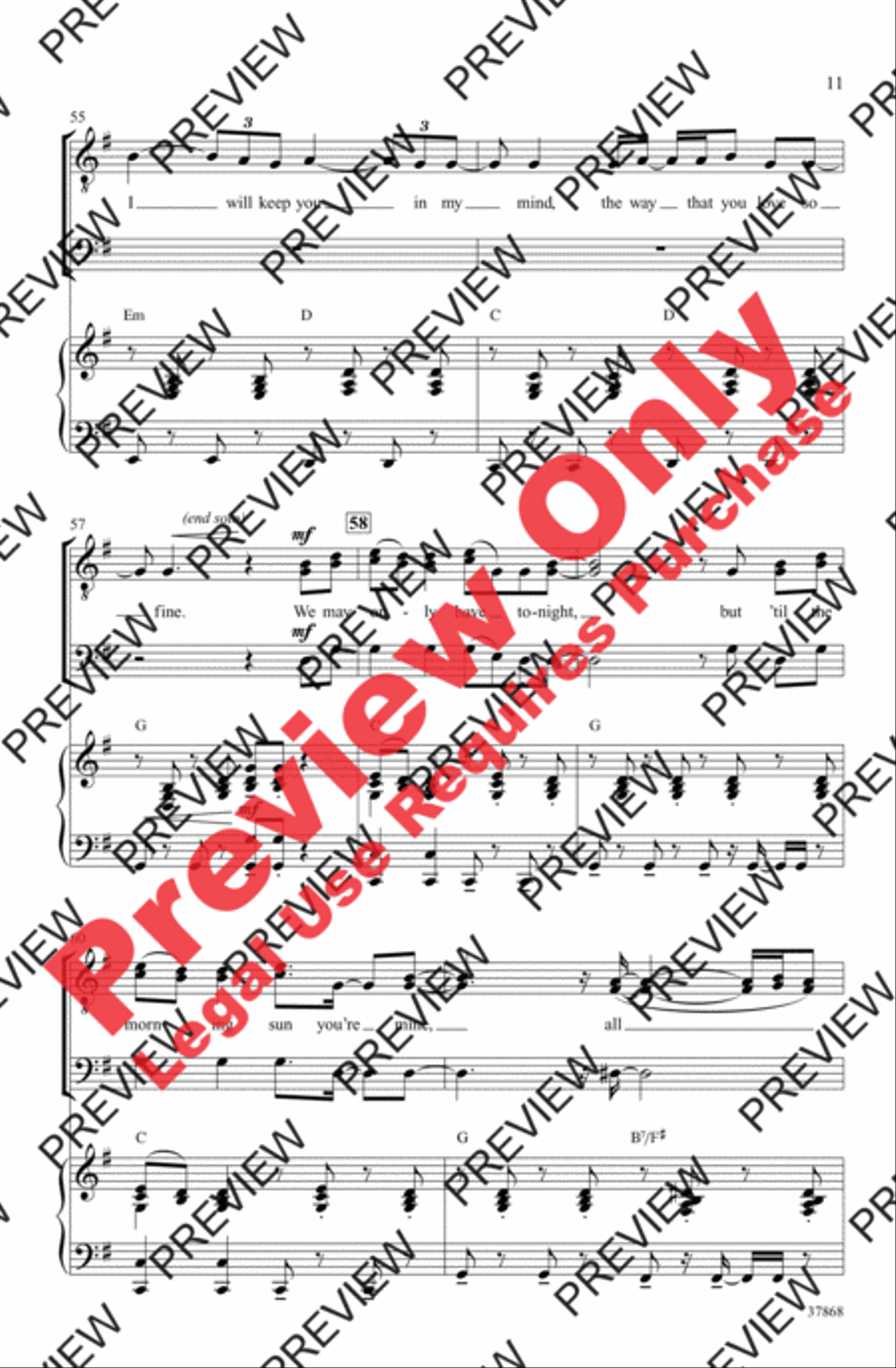 Rhythm of Love Men's Choir scores gallery preview page 11