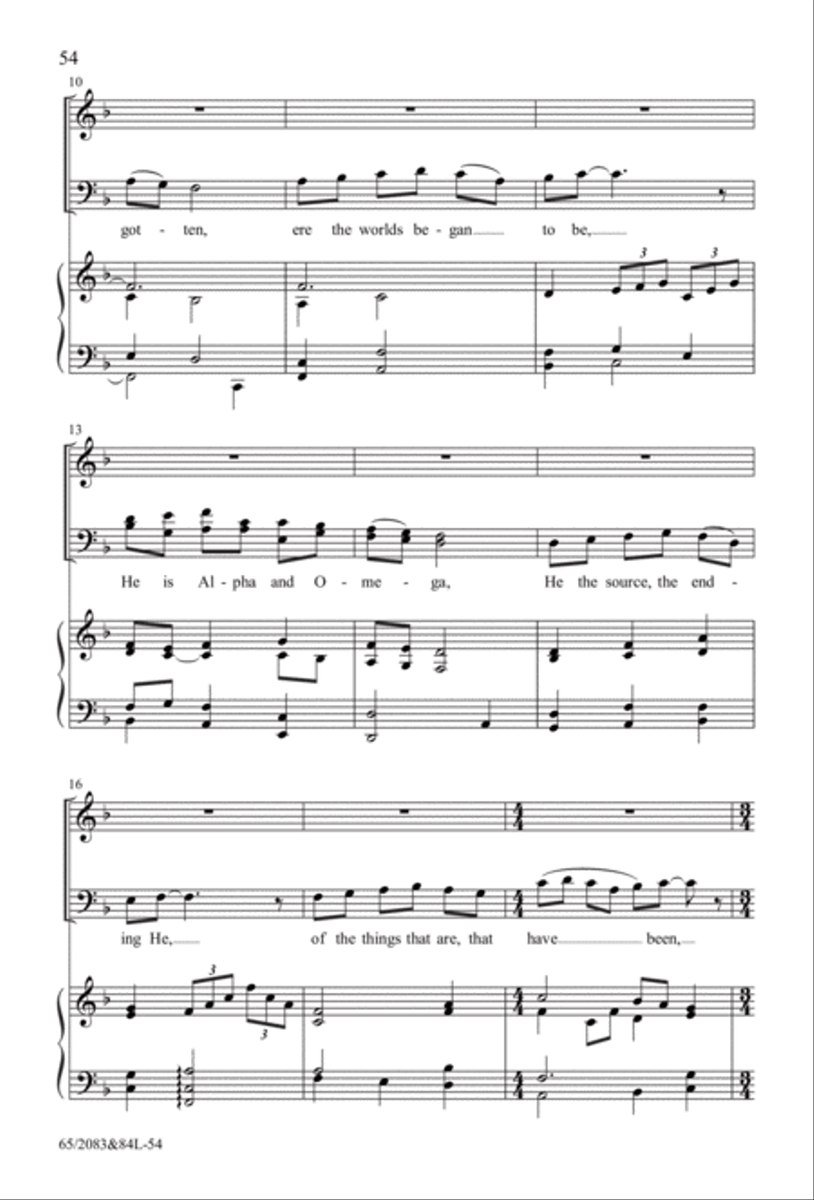 Sing Joy to All the World! - SATB Score with Performance CD 4-Part scores gallery preview page 14