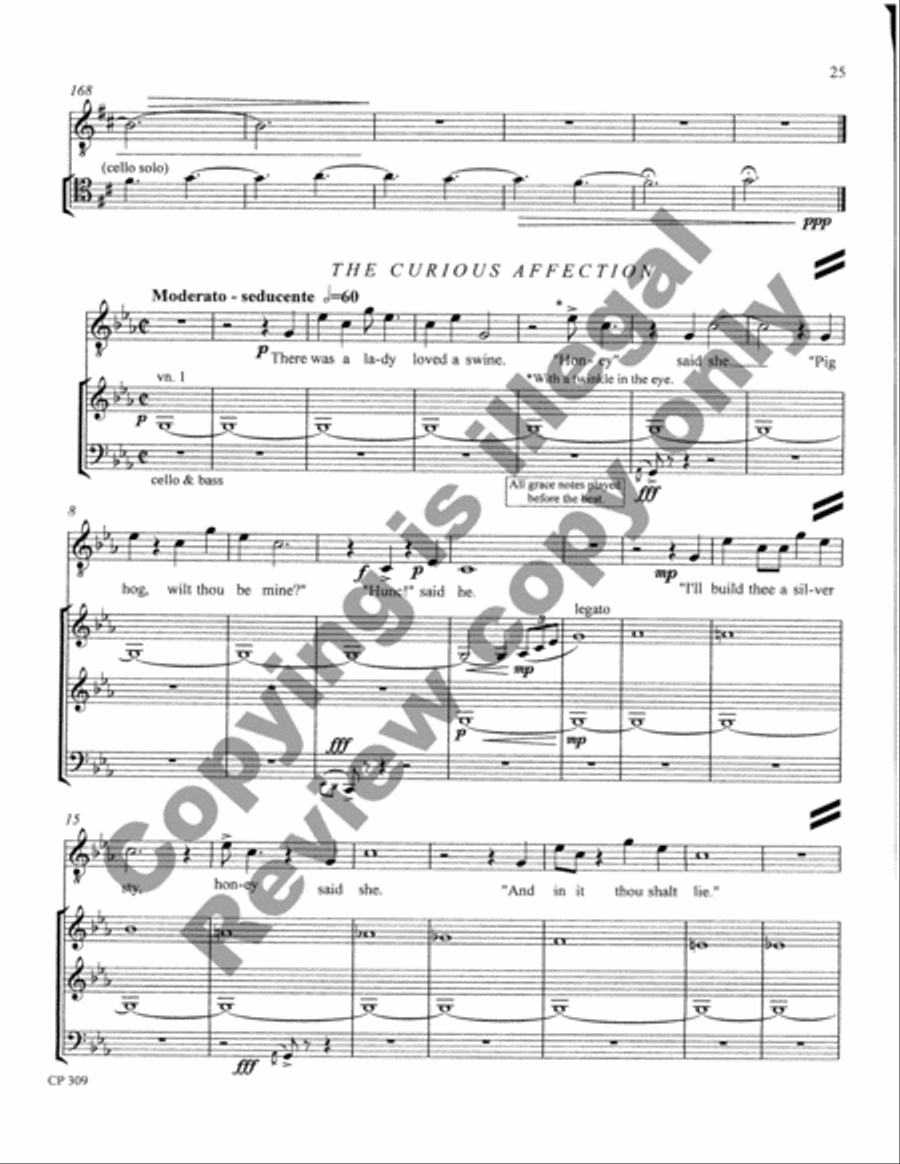 Songs of Laughter, Love, & Tears (Full Score & Parts) String Orchestra scores gallery preview page 63