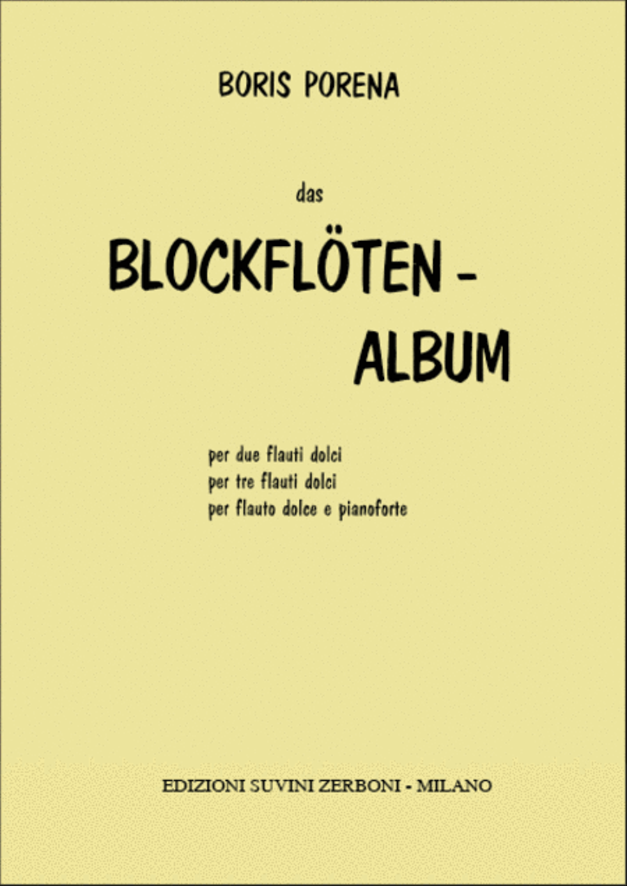 Blockflöten-Album (1955) Blockflöten-Album (1955) Recorder scores gallery preview page 1