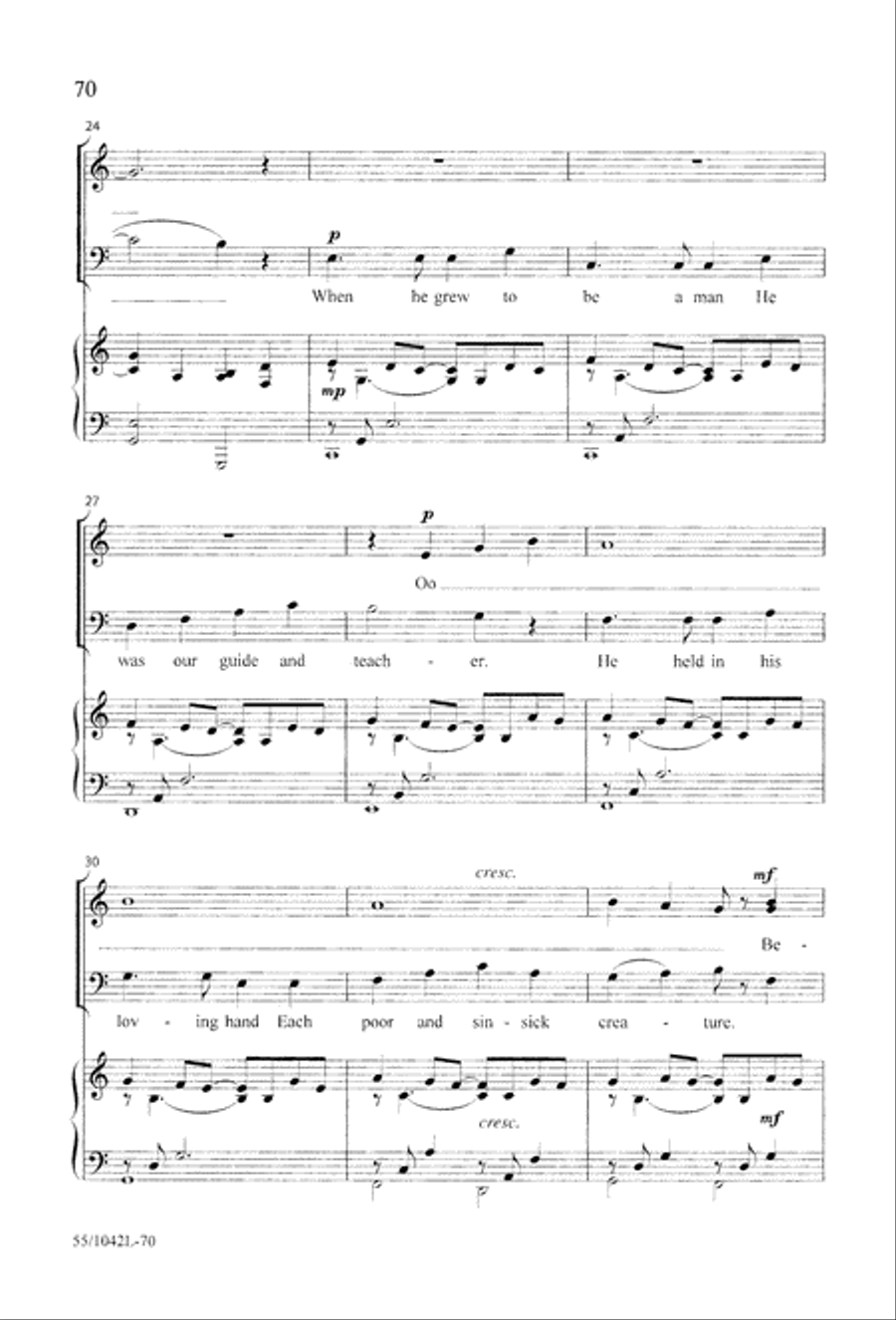 No Greater Love 3-Part scores gallery preview page 72