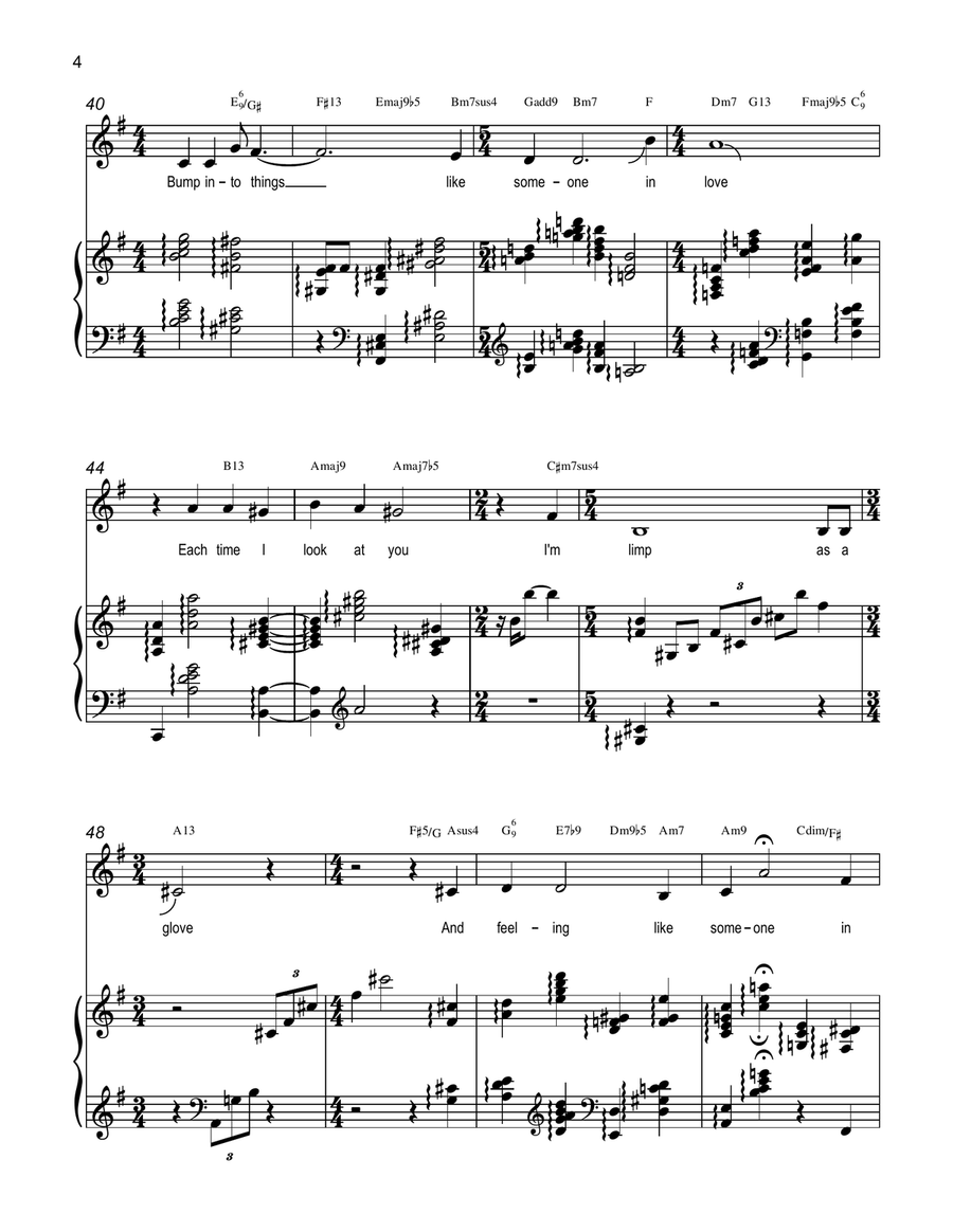 Like Someone In Love Voice scores gallery preview page 4