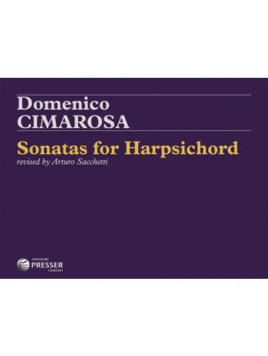 Sonatas for Harpsichord Chamber Music scores gallery preview page 1