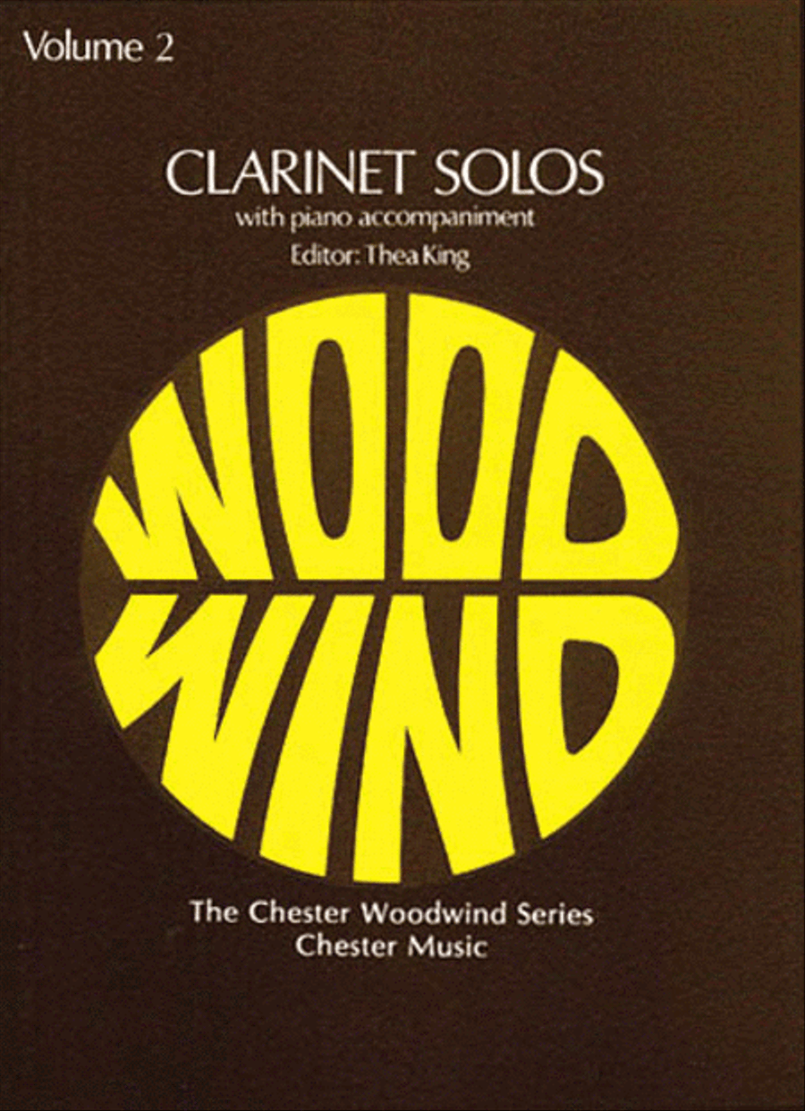 Clarinet Solos – Volume 2 Clarinet Solo scores gallery preview page 1