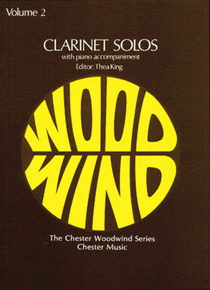 Book cover for Clarinet Solos – Volume 2