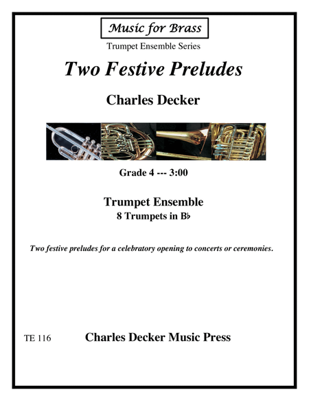 Two Festive Preludes for Trumpet Ensemble image number null